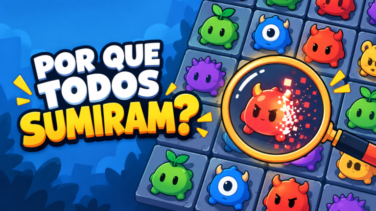 Porque todos os monstros somem?
